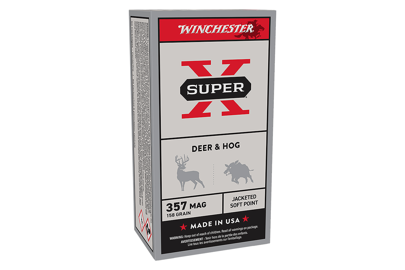 WINCHESTER AMMO 357 Magnum 158gr JSP Super-X 50/Box